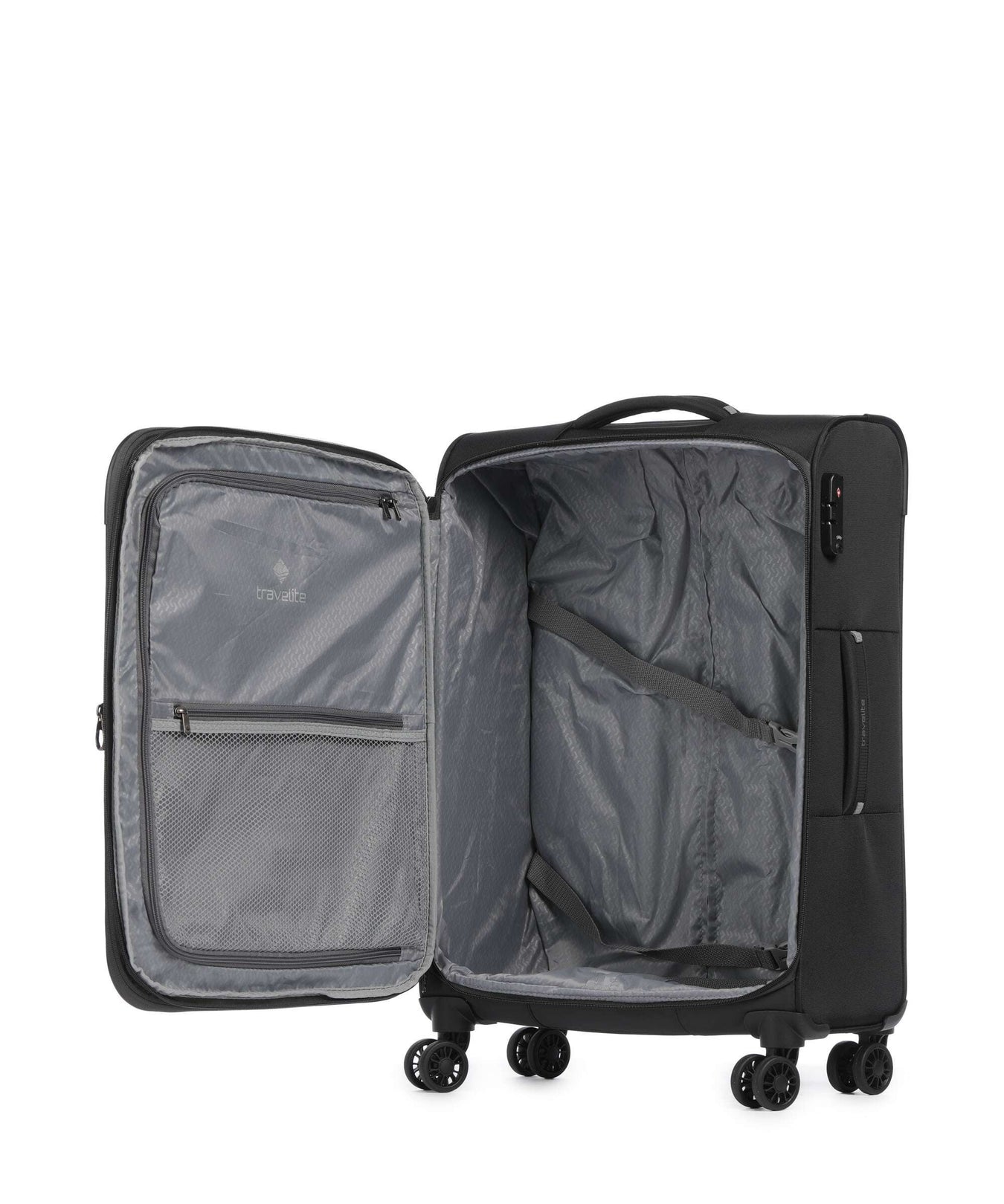 Travelite Umbria Suitcase set (4 wheels) black