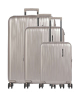 Travelite Barbara Novelty Conjunto de carrinhos de 4 rodas satin nude