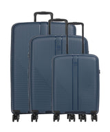 Travelite Air Stripe Conjunto de carrinhos de 4 rodas navy