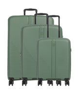 Travelite Air Stripe Conjunto de carrinhos de 4 rodas green