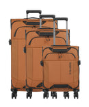 Travelite Briize Conjunto de carrinhos de 4 rodas curry