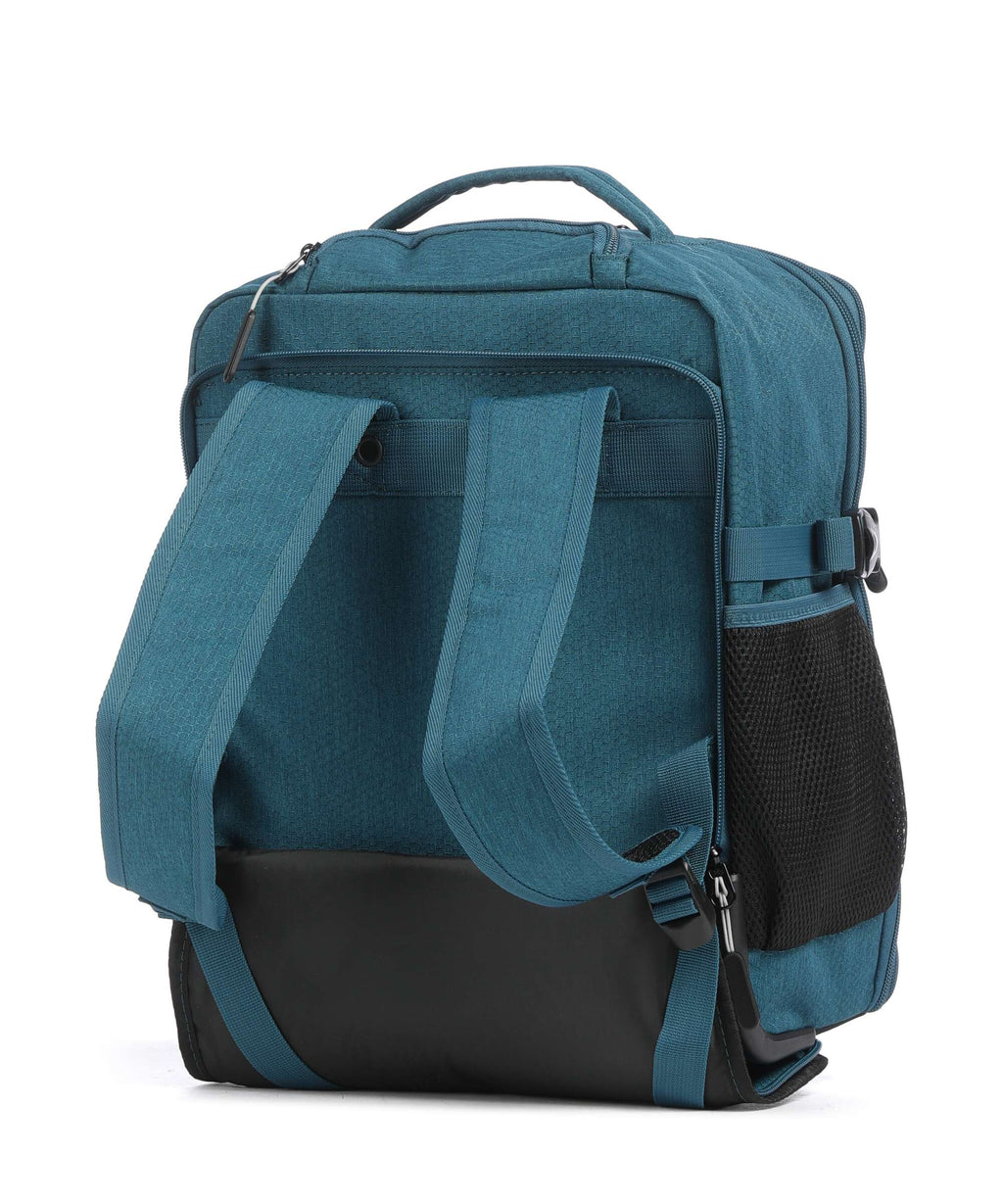 Travelite Kick Off Backpack with wheels petrol