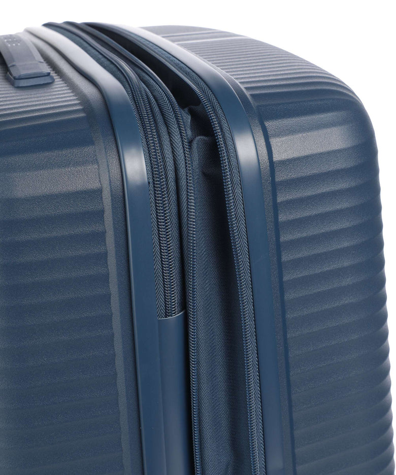 Travelite Air Stripe Slim Suitcase set (4 wheels) navy