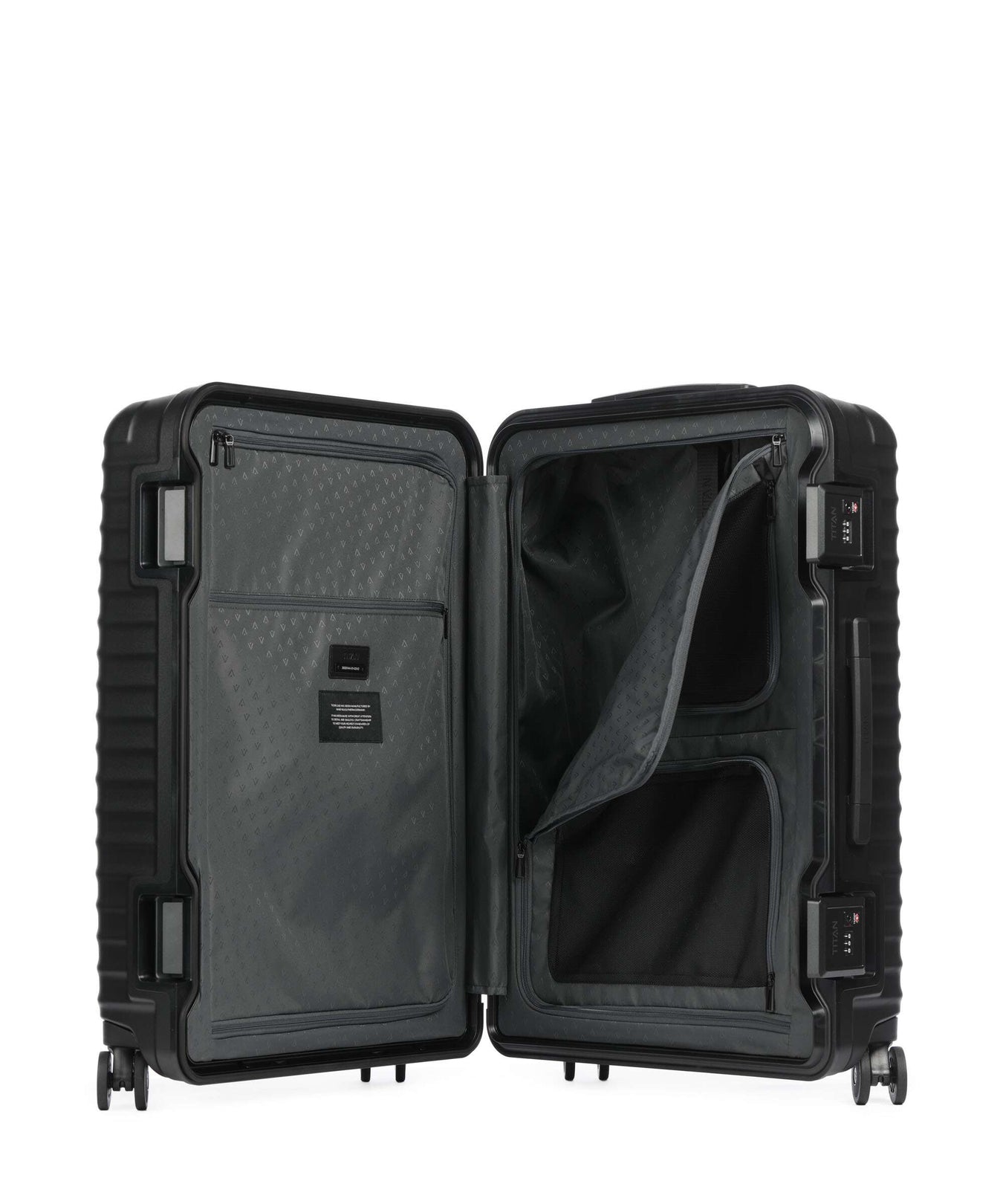 Titan Overseas Spinner (4 wheels) nightshade black