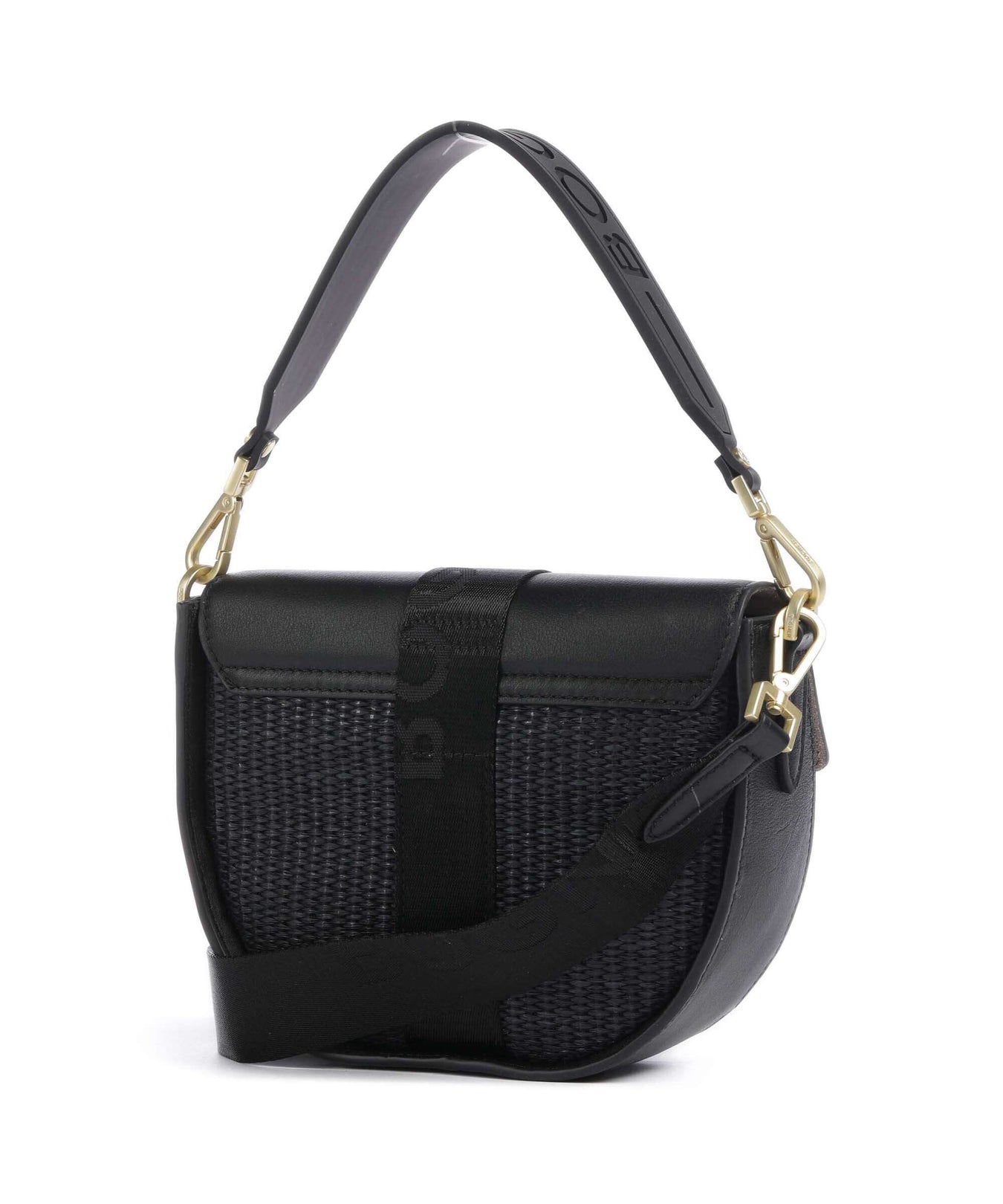 Bogner Zuoz Rafia Cassy Shoulder bag black