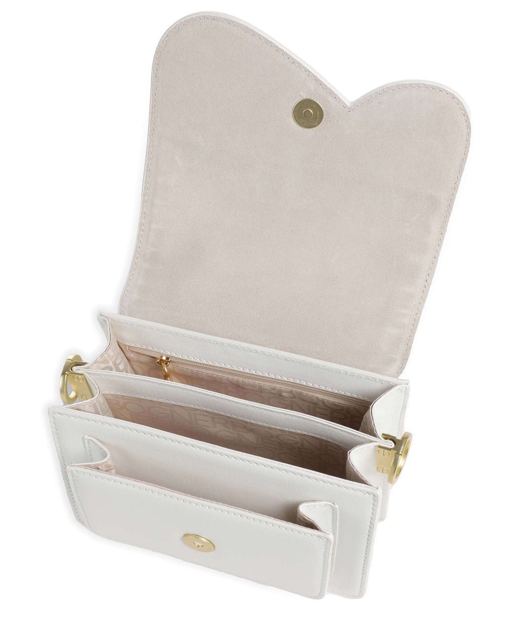 Bogner Bex Rafia Eartha Shoulder bag white