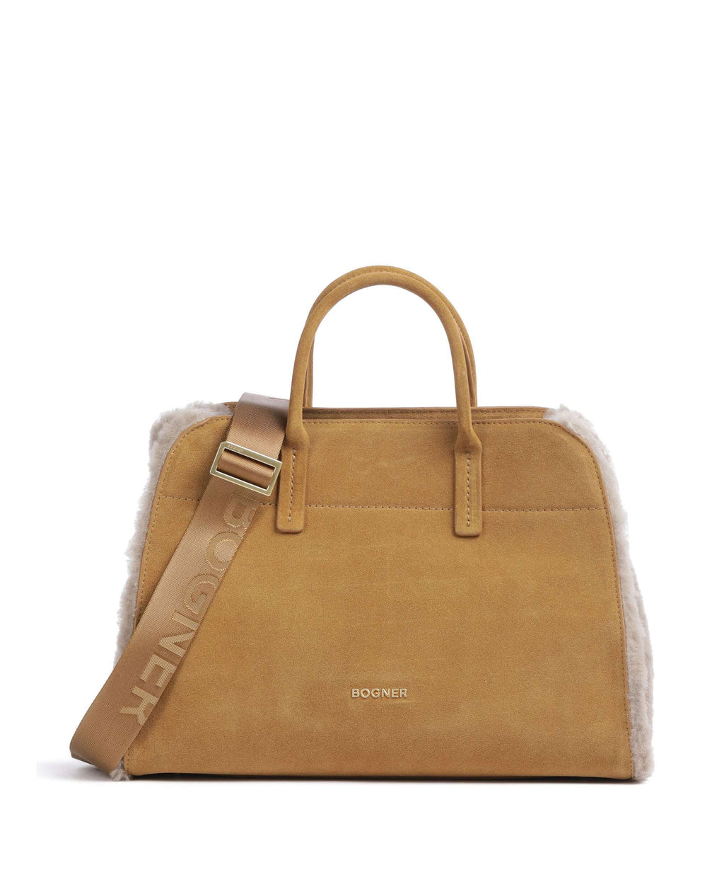 Bogner Banff Frisé Handbag light brown