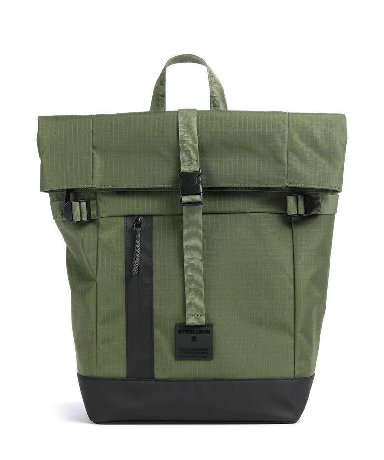 Strellson Northwood Rs Rolltop backpack dark olive