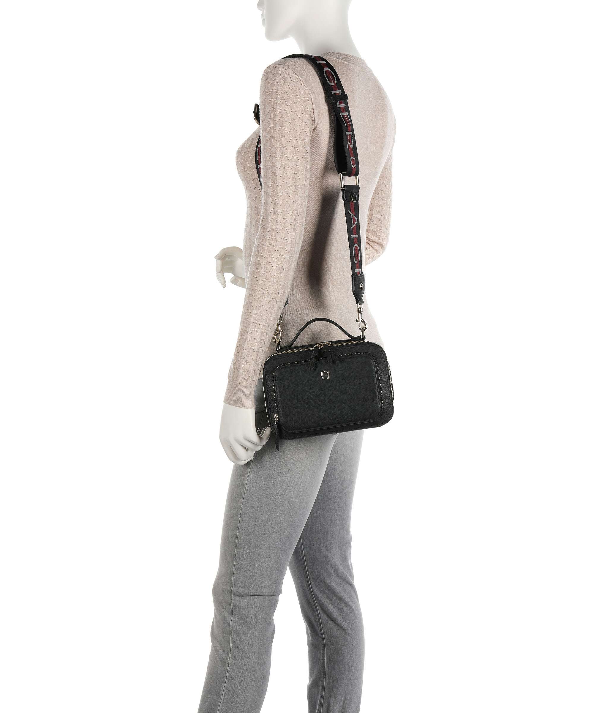 Aigner Zita S Crossbody bag black