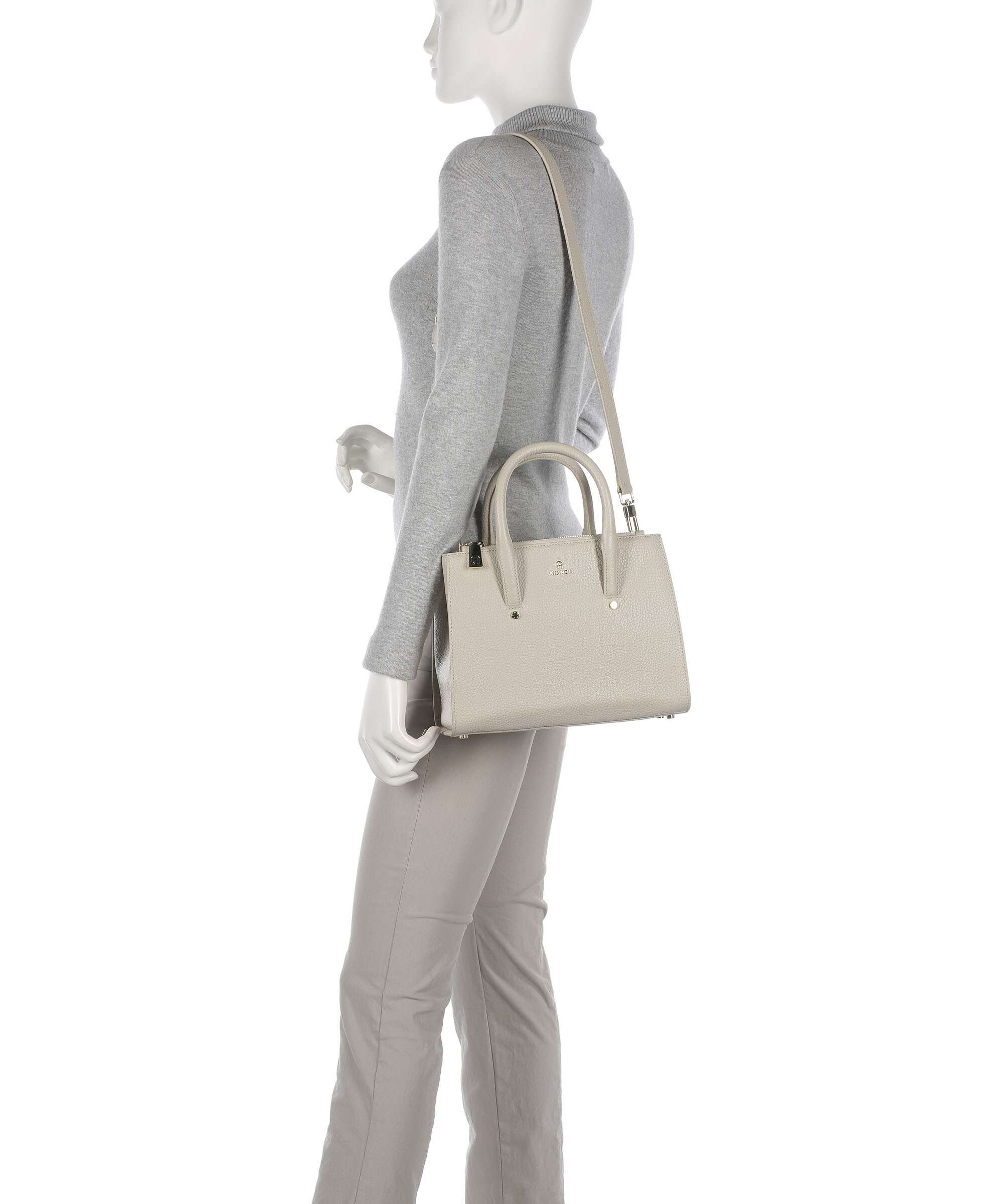 Aigner Ivy M Handbag pearl white