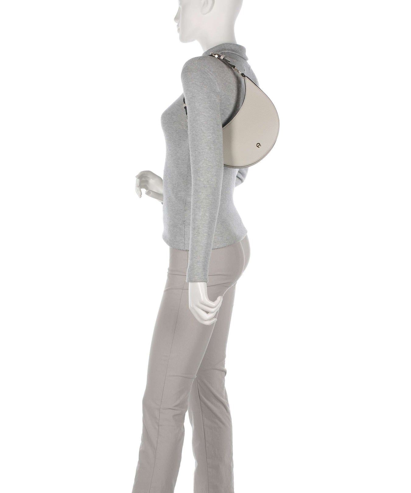 Aigner Delia S Shoulder bag pearl white