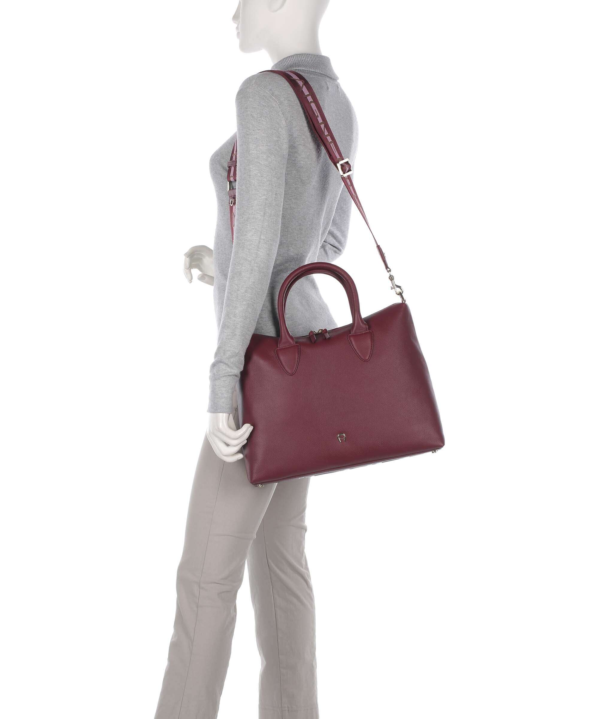 Aigner Zita M Handbag burgundy
