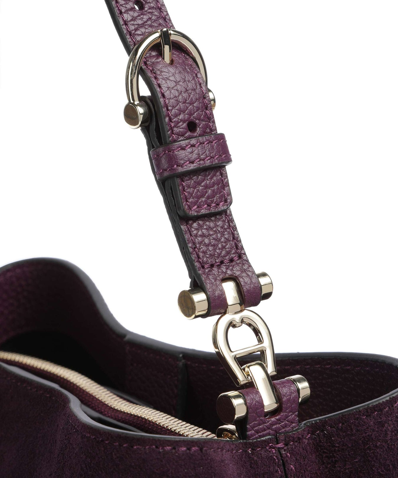 Aigner Delia M Hobo bag plum