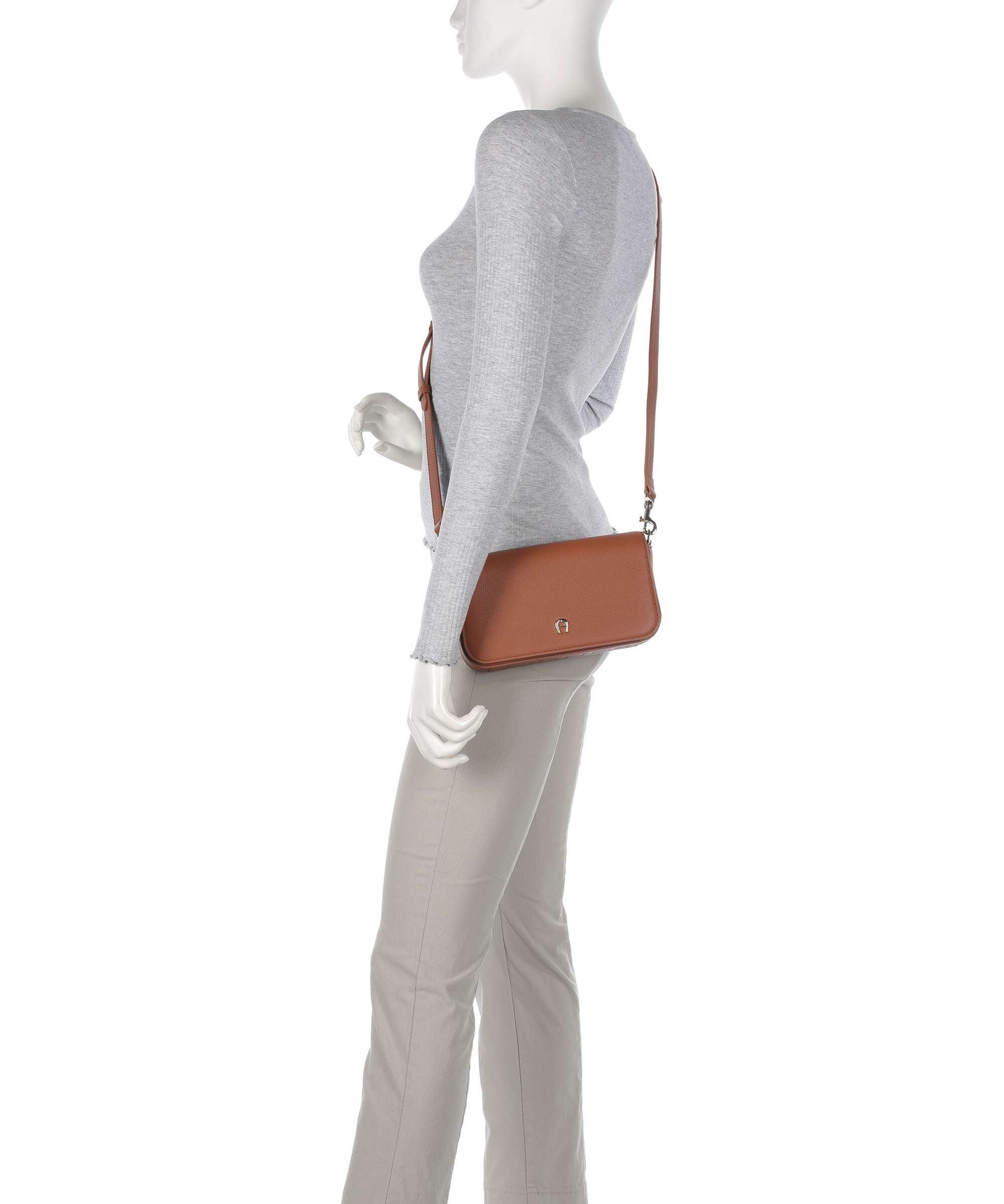 Aigner Zita S Crossbody bag cognac brown