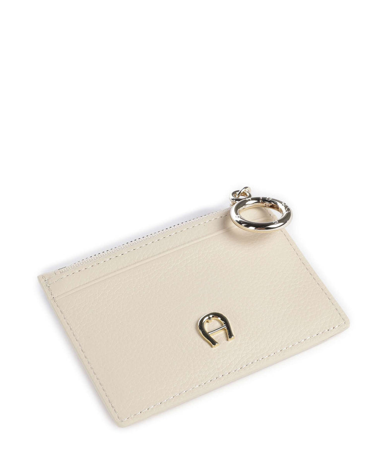 Aigner Zita Credit card holder macadamia white