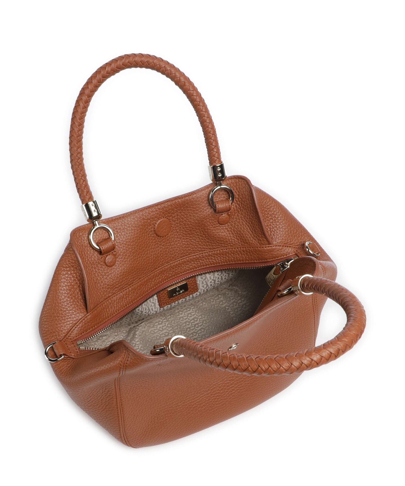Aigner Carré Soft M Handbag cognac brown