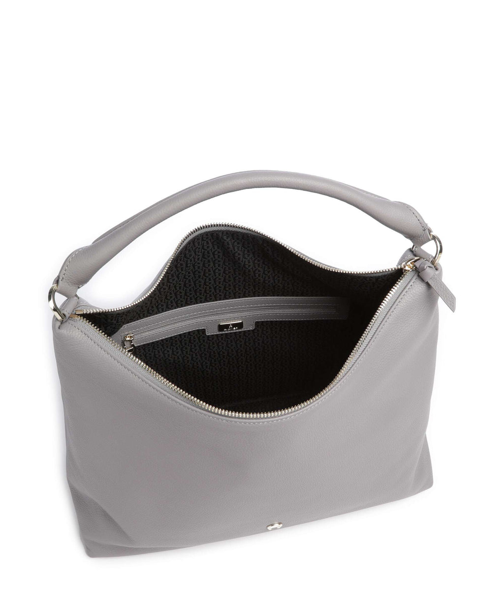 Aigner Zita M Hobo bag iron grey