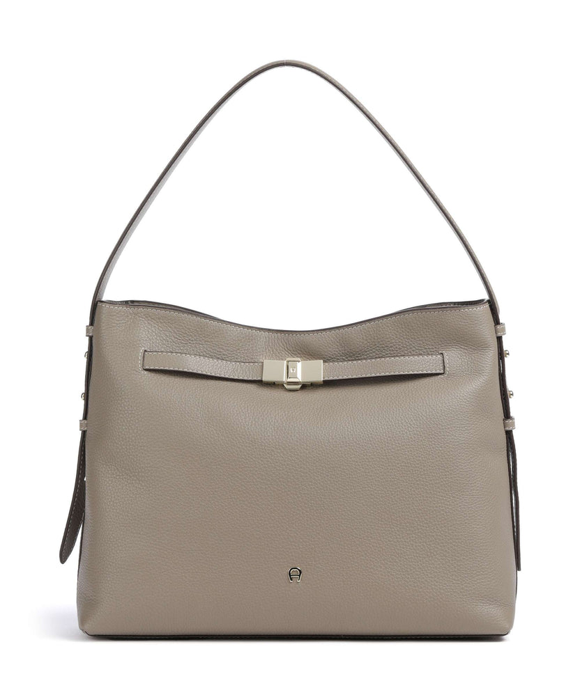 Aigner Farah M Hobo bag taupe