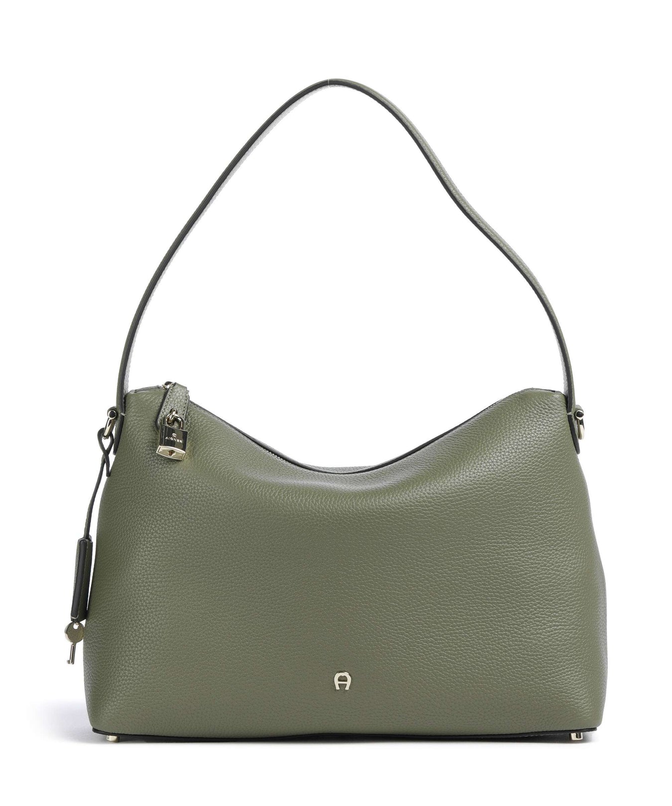 Aigner Delia M Hobo bag moss green