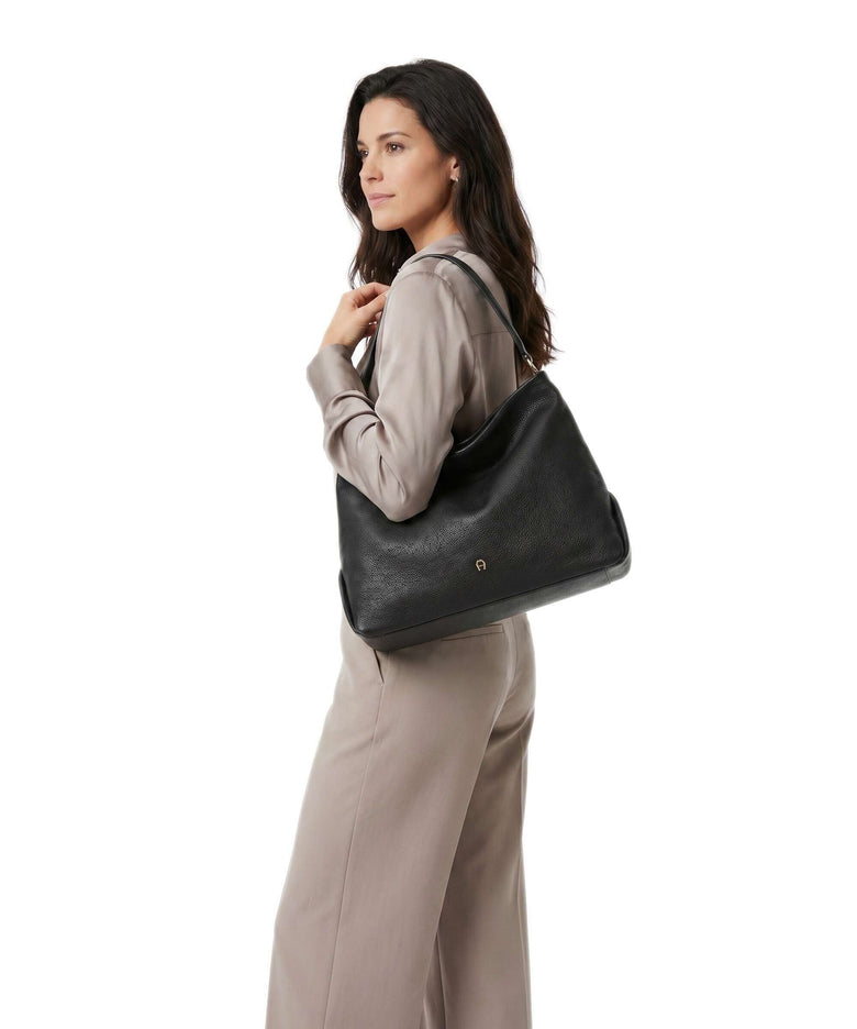 Aigner Paola M Hobo bag black