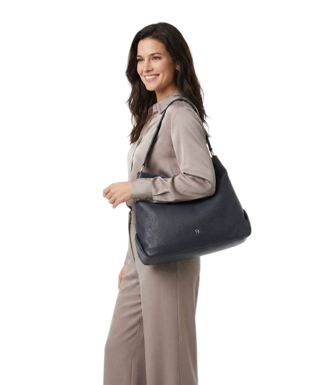 Aigner Paola M Hobo bag cosmic blue