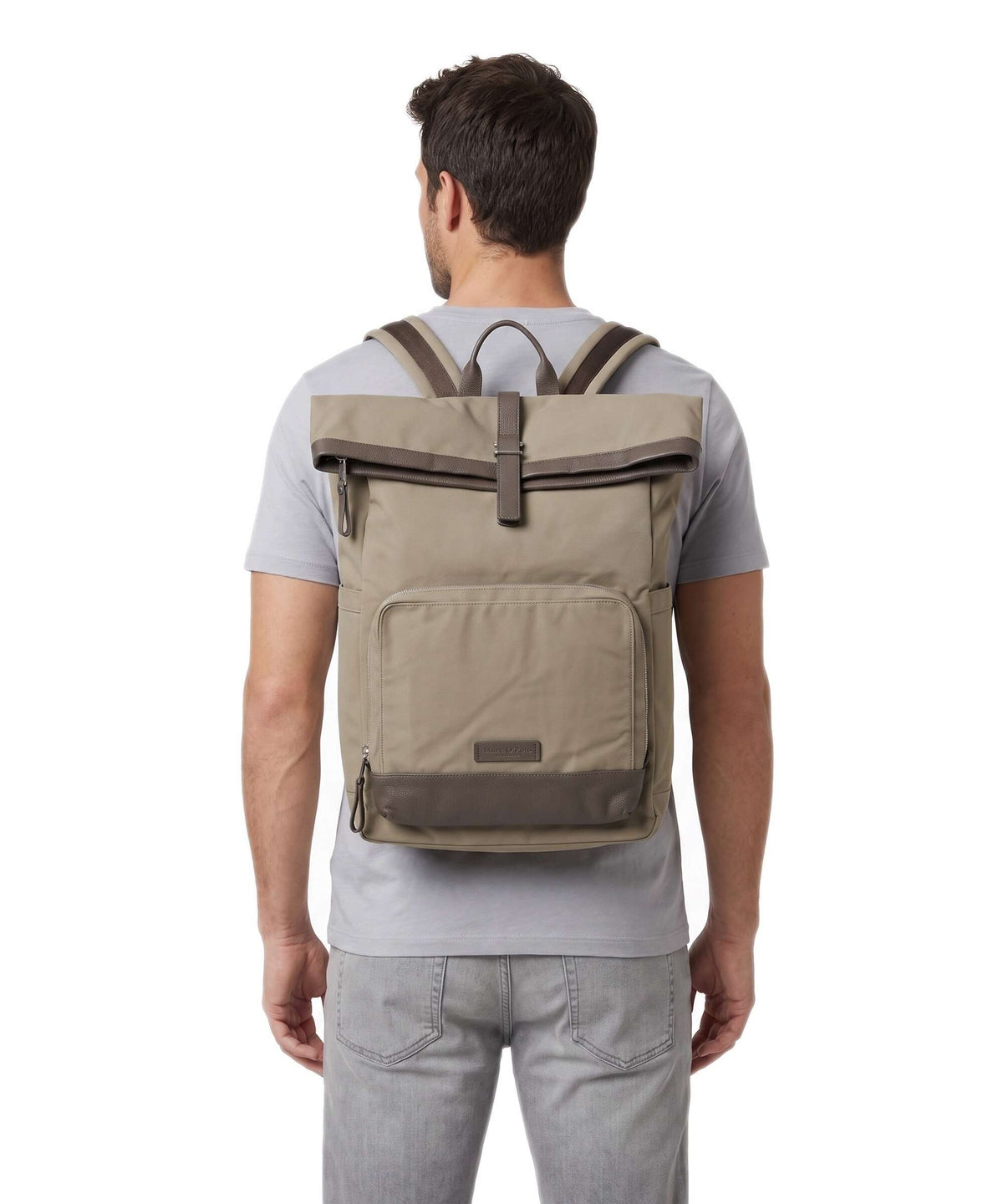 Marc O'Polo Mory M Rolltop backpack charlston grey