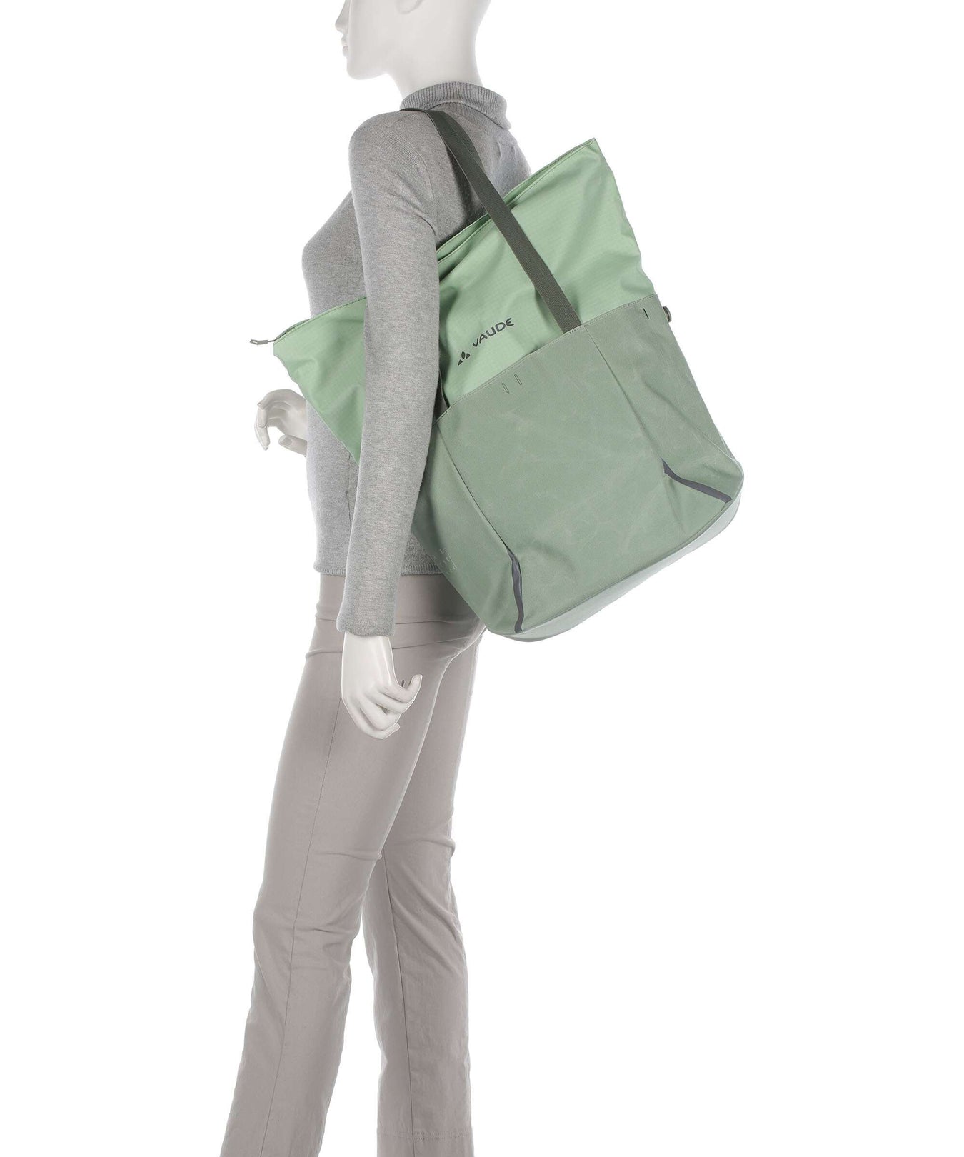 Vaude CityShop Bike ll QMR 2.0 Tote bag aloe vera