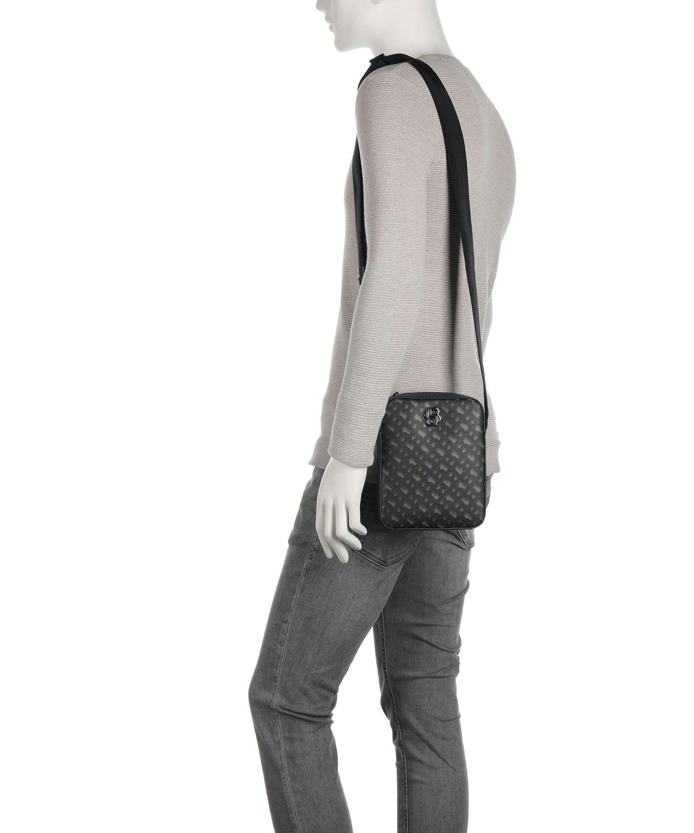 BOSS B Icon Crossbody bag dark grey