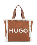 Hugo Becky Tote bag copper rust