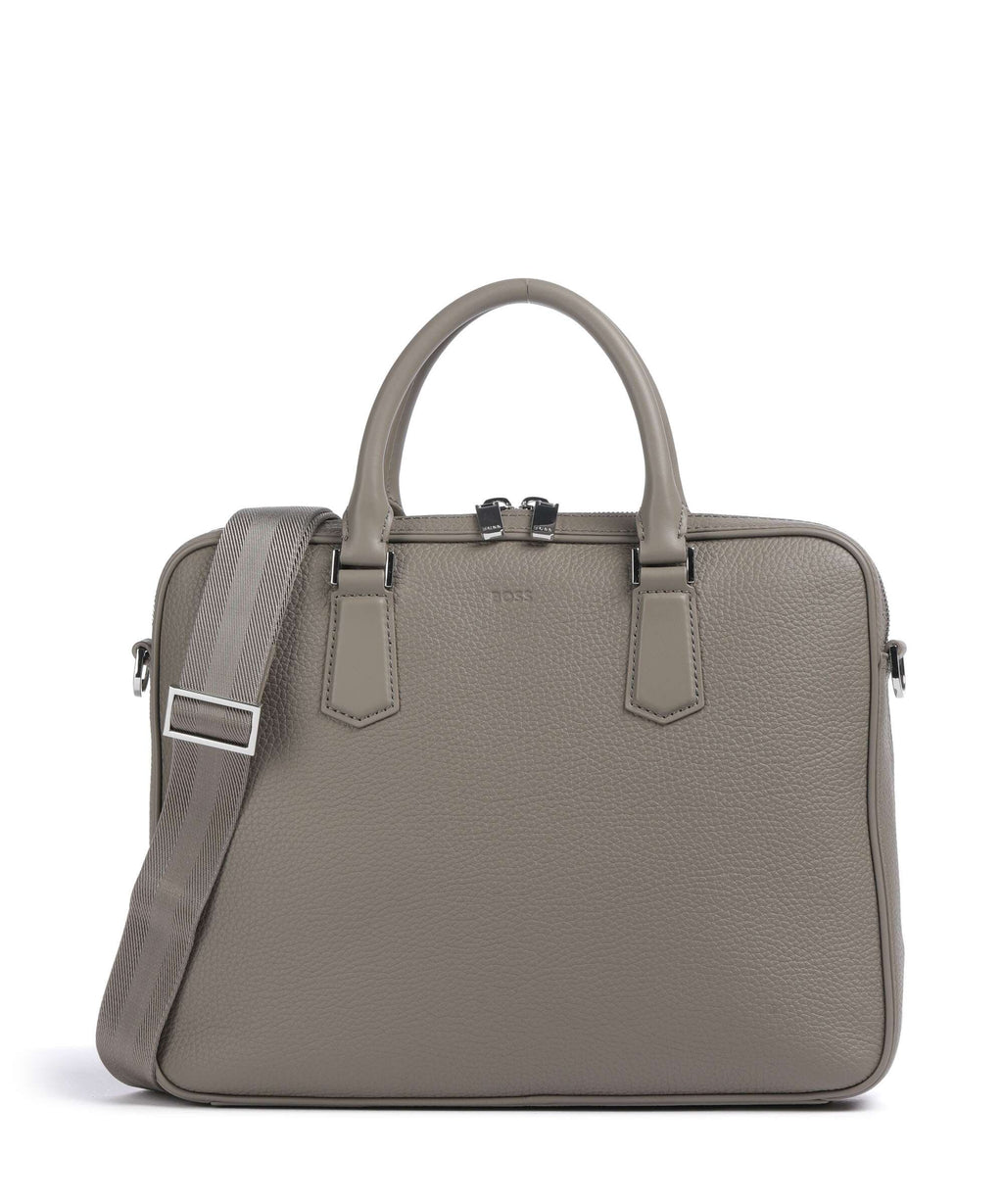 BOSS Crosstown Laptop bag open green