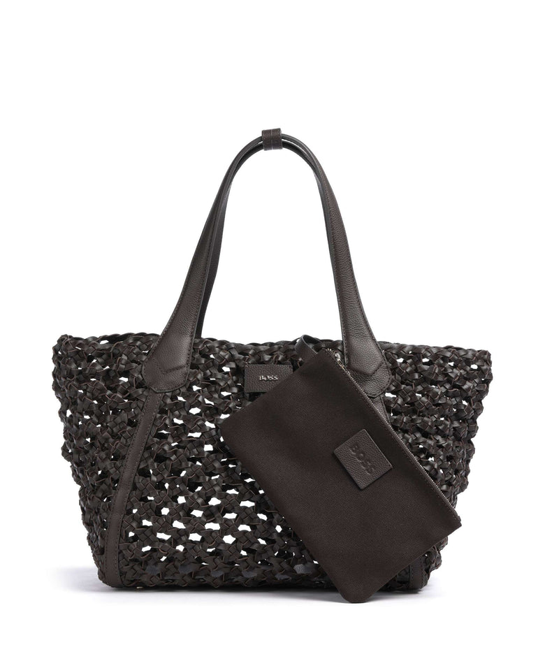 BOSS Lenah Hobo bag dark brown