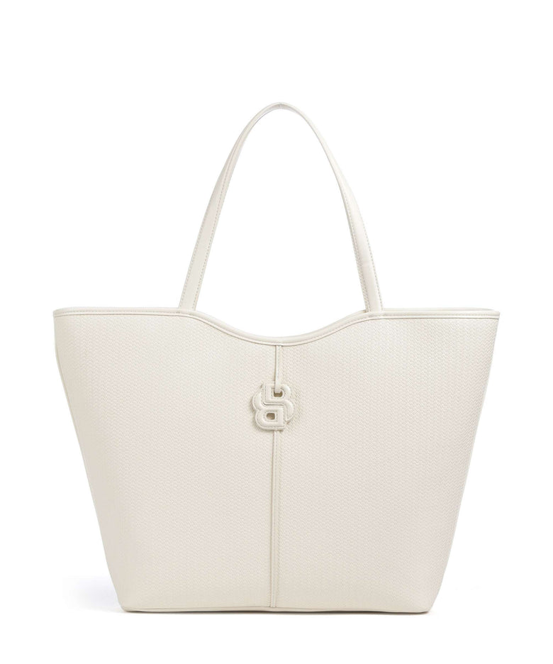 BOSS Anett Big Tote bag open white