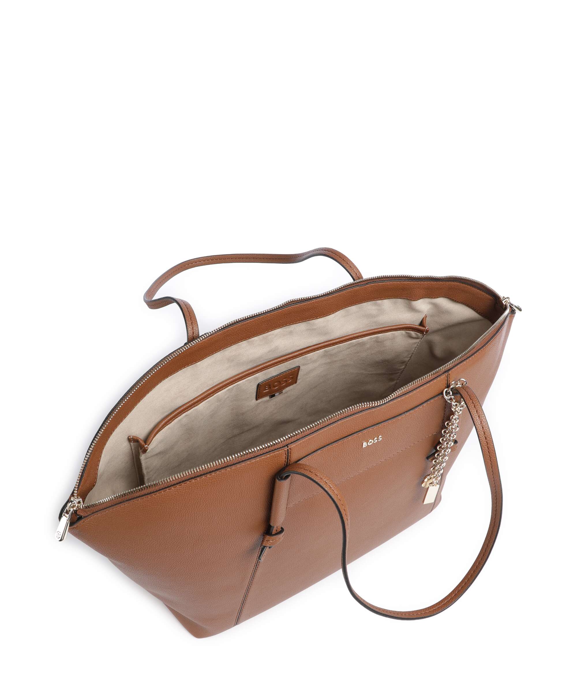 BOSS Salley Tote bag medium brown