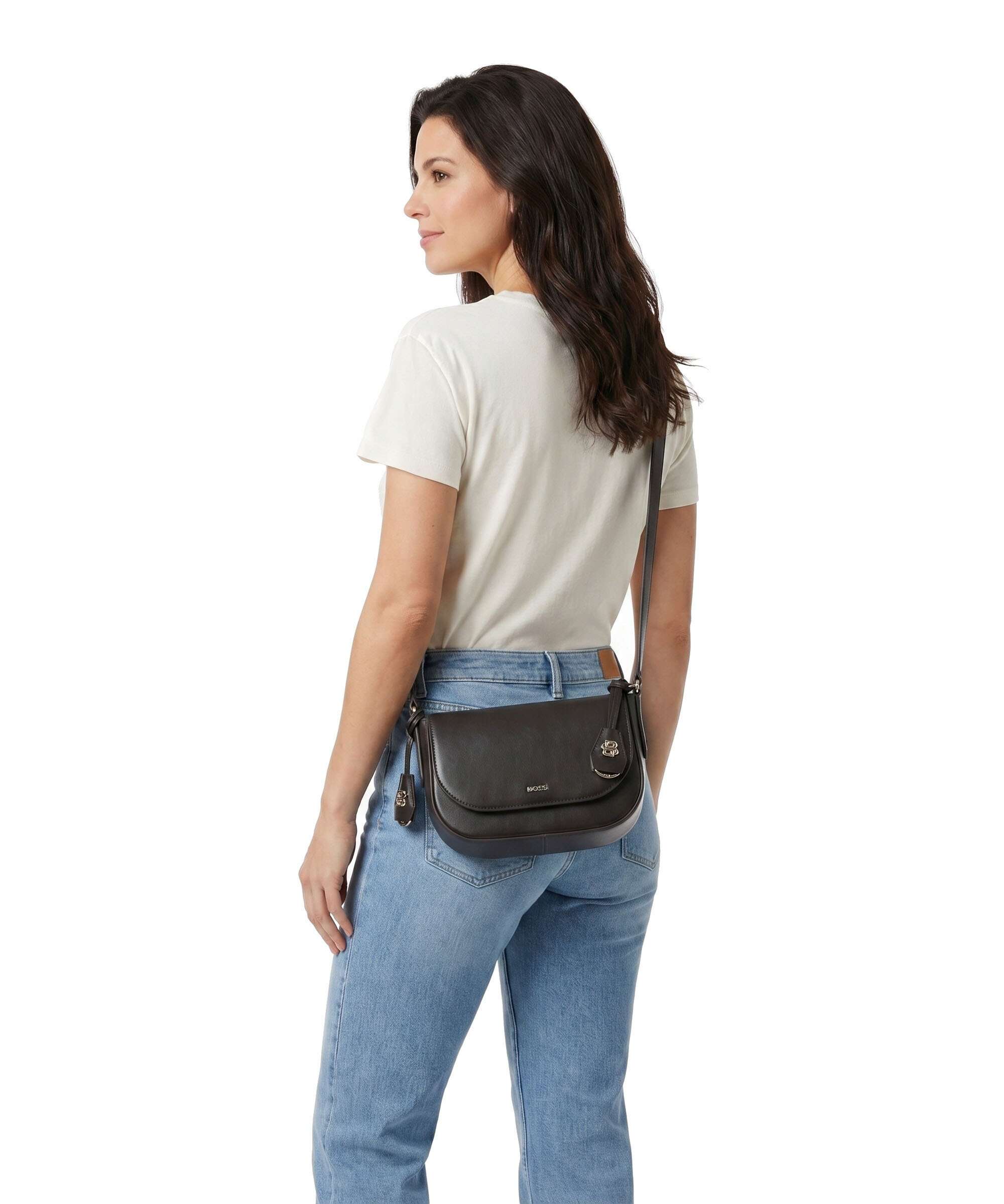 BOSS Numah Crossbody bag dark brown