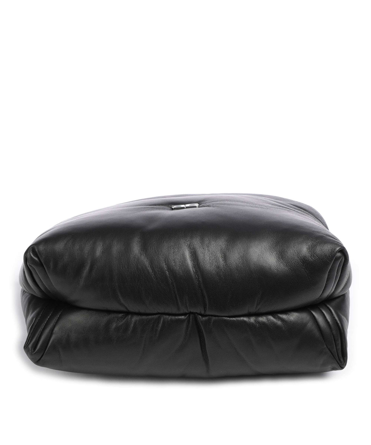 Abro Piuma_Lucido Puffer Hobo bag black/nickel