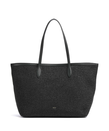 Abro Raffia Primula bolsa shopper black