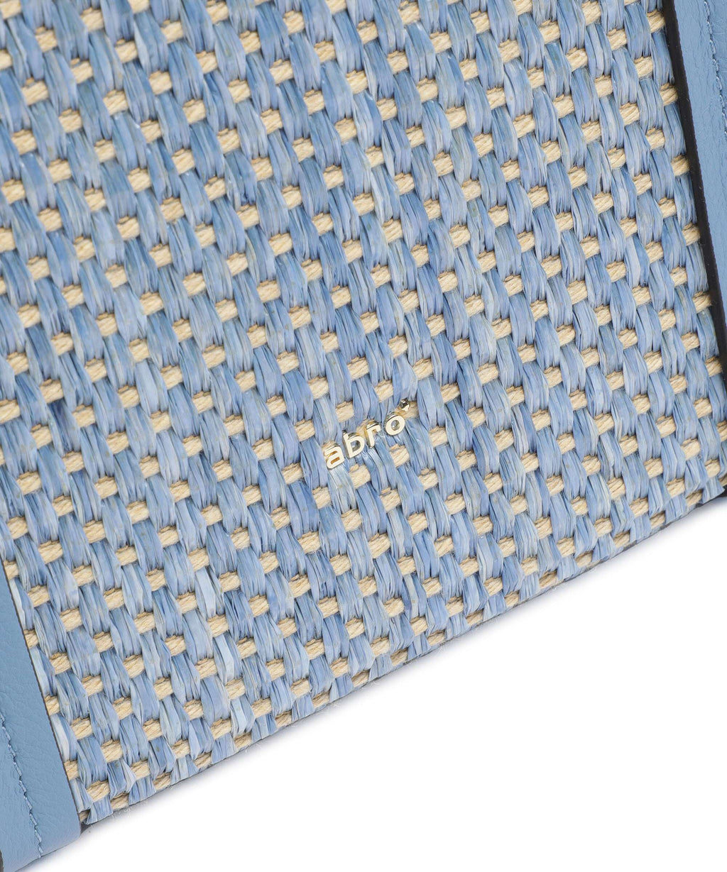 Abro Raffia Susanna Tote bag dream blue