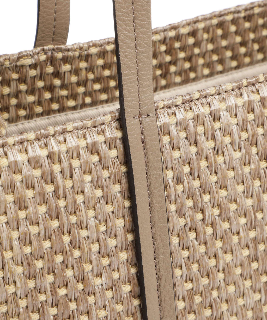Abro Raffia Susanna Tote bag coconut