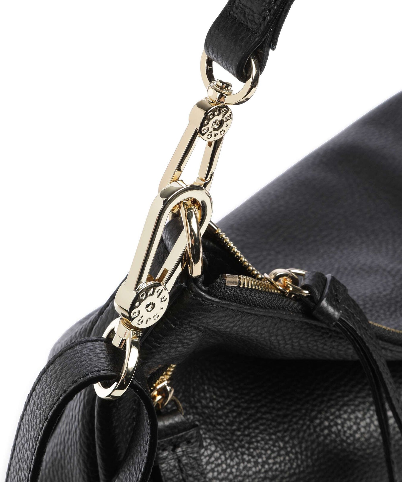 Abro Adria Juna Hobo bag black/gold