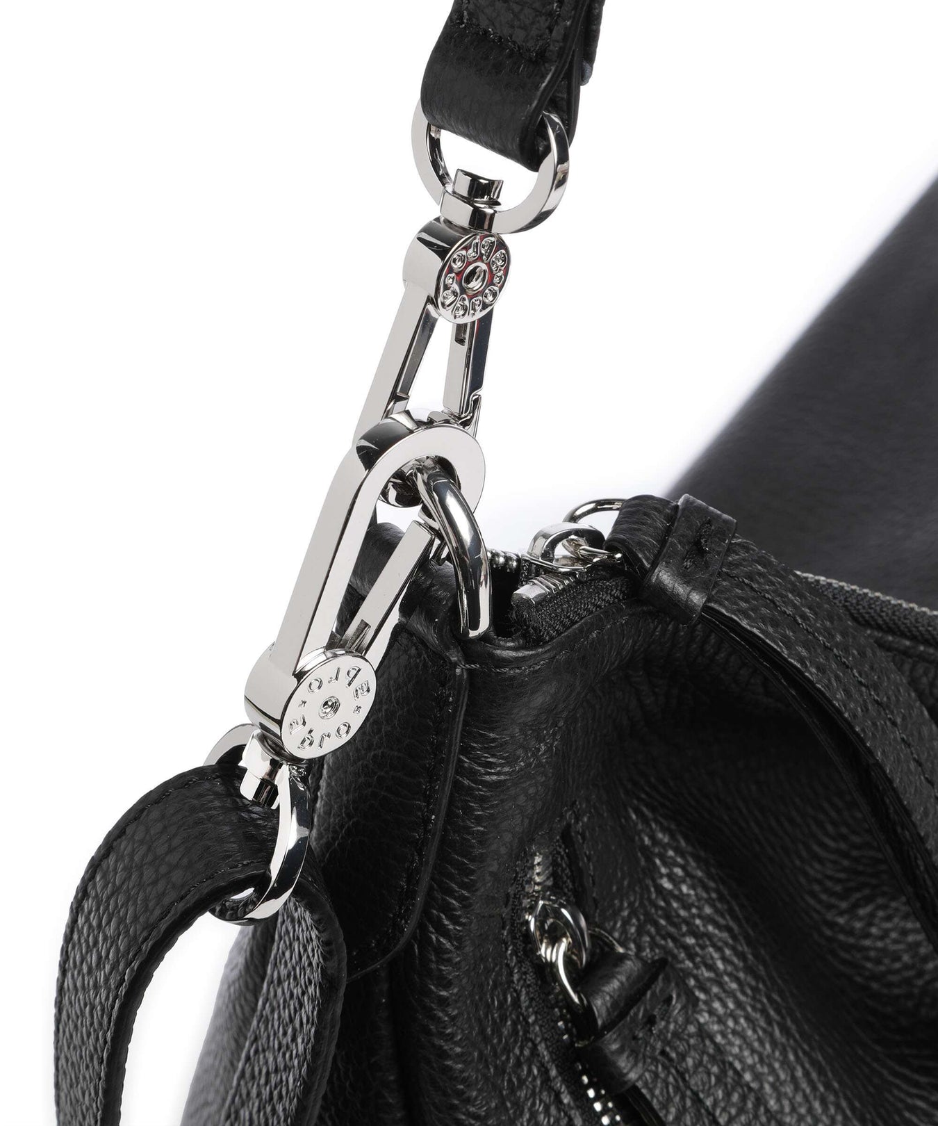 Abro Adria Juna Hobo bag black/nickel