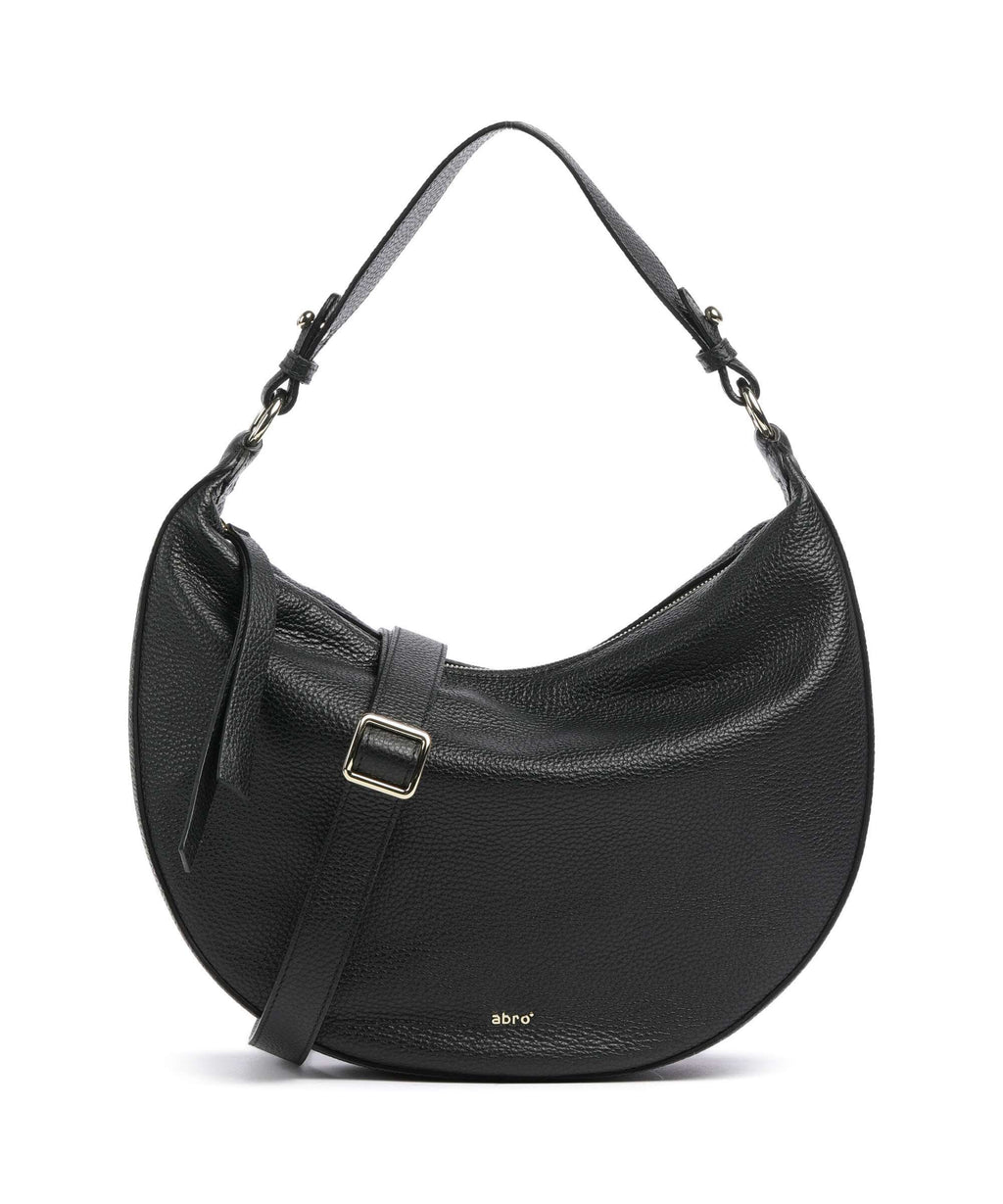 Abro Adria Lulu Small Hobo bag black/gold