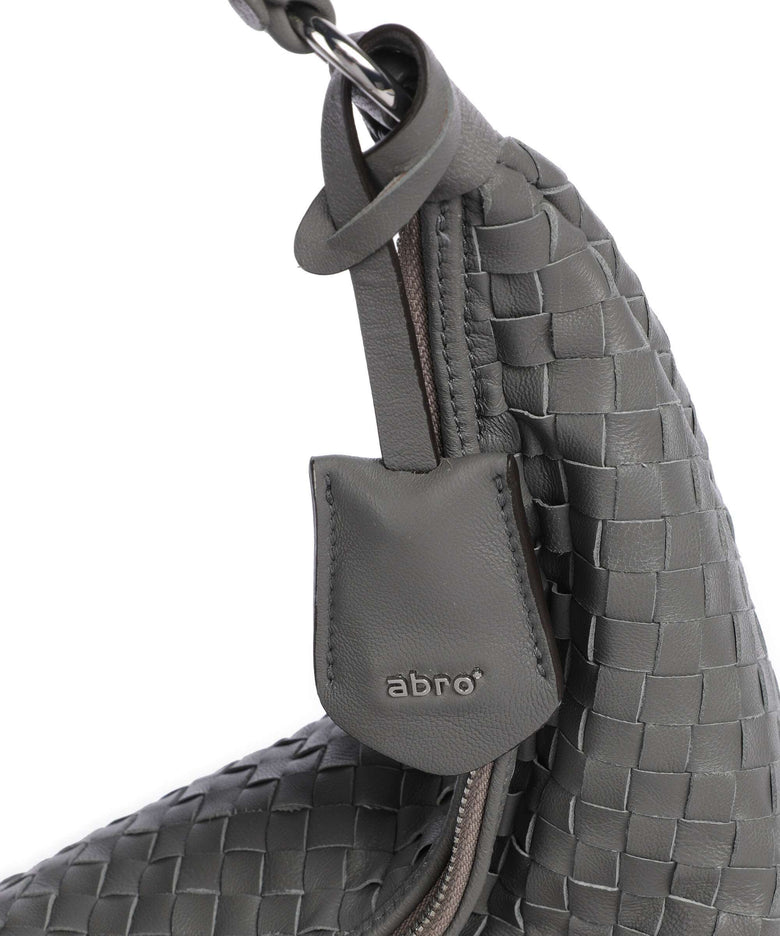 Abro Piuma Nana Hobo bag zinc