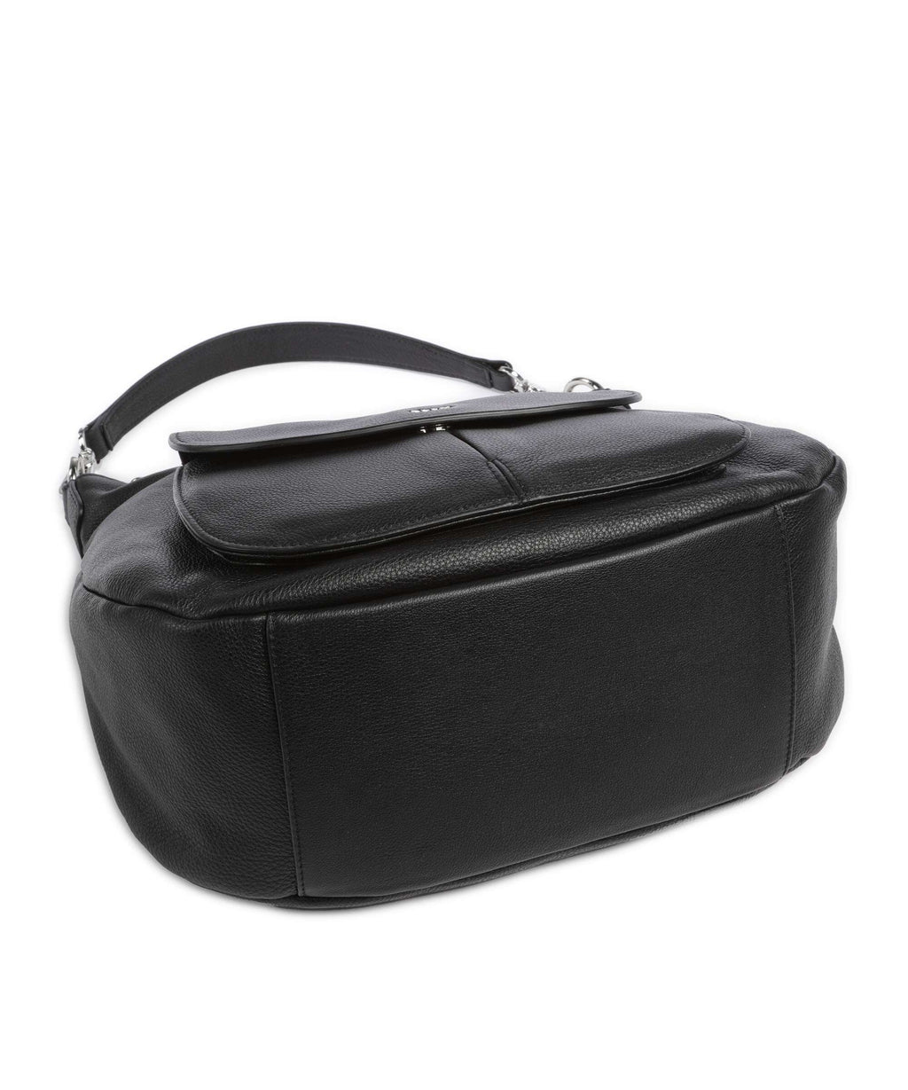 Abro Dalia Evelyn Hobo bag black/nickel