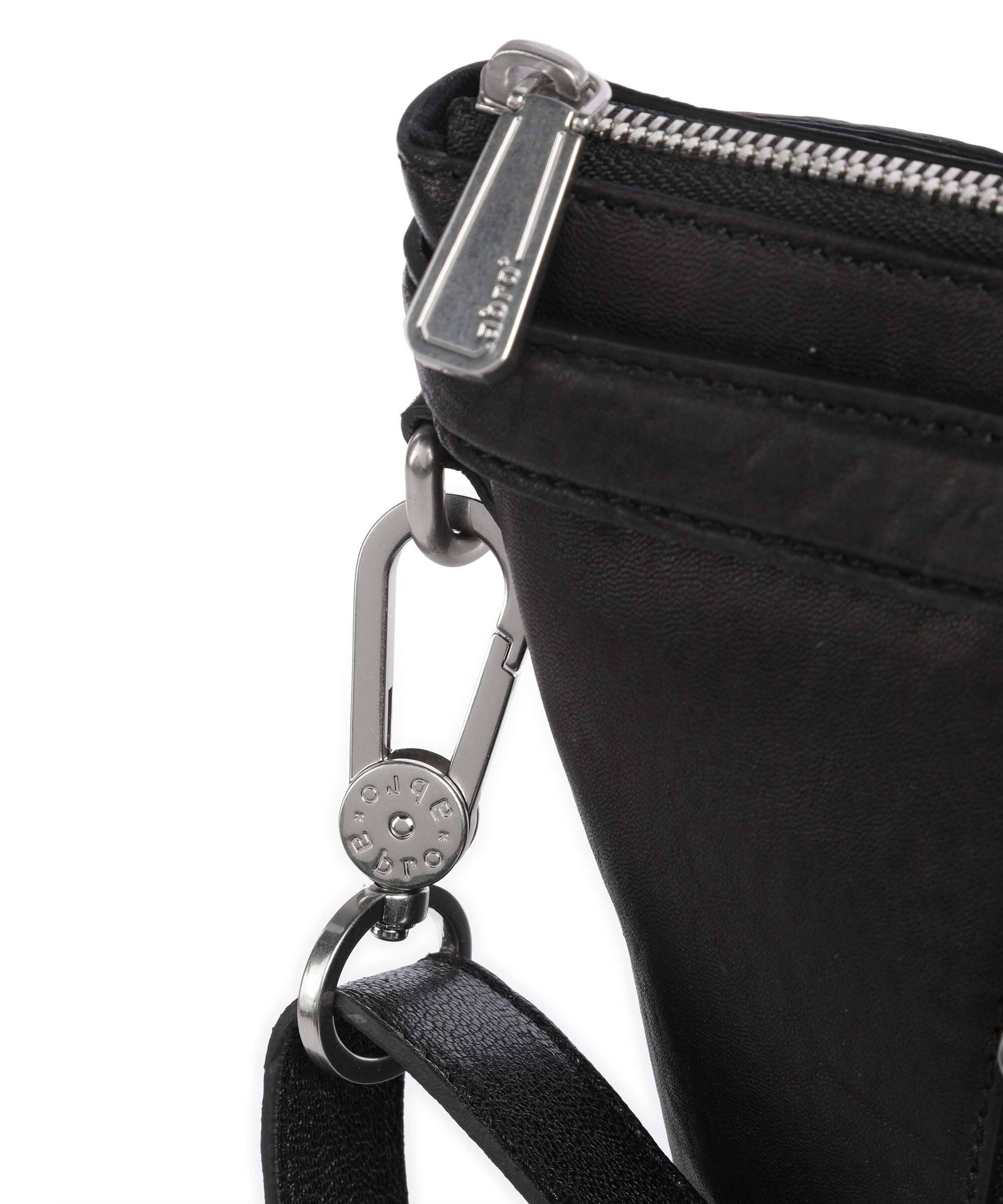 Abro Bubble Biker Handbag black/nickel