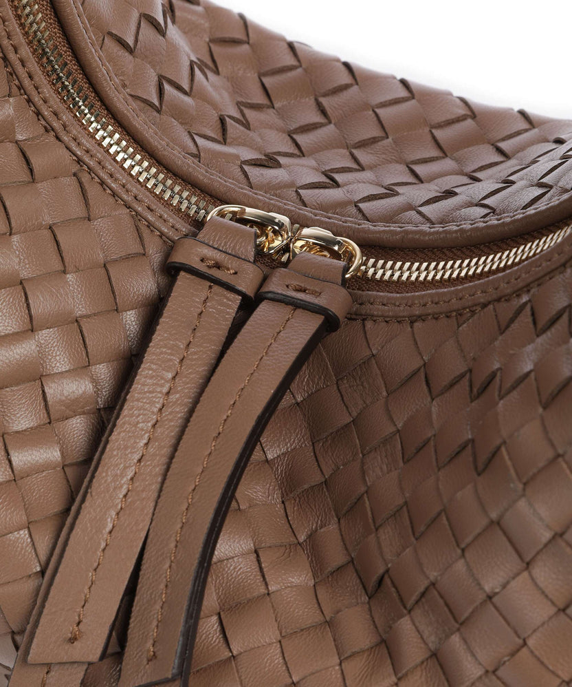 Abro Piuma Nana Hobo bag camel