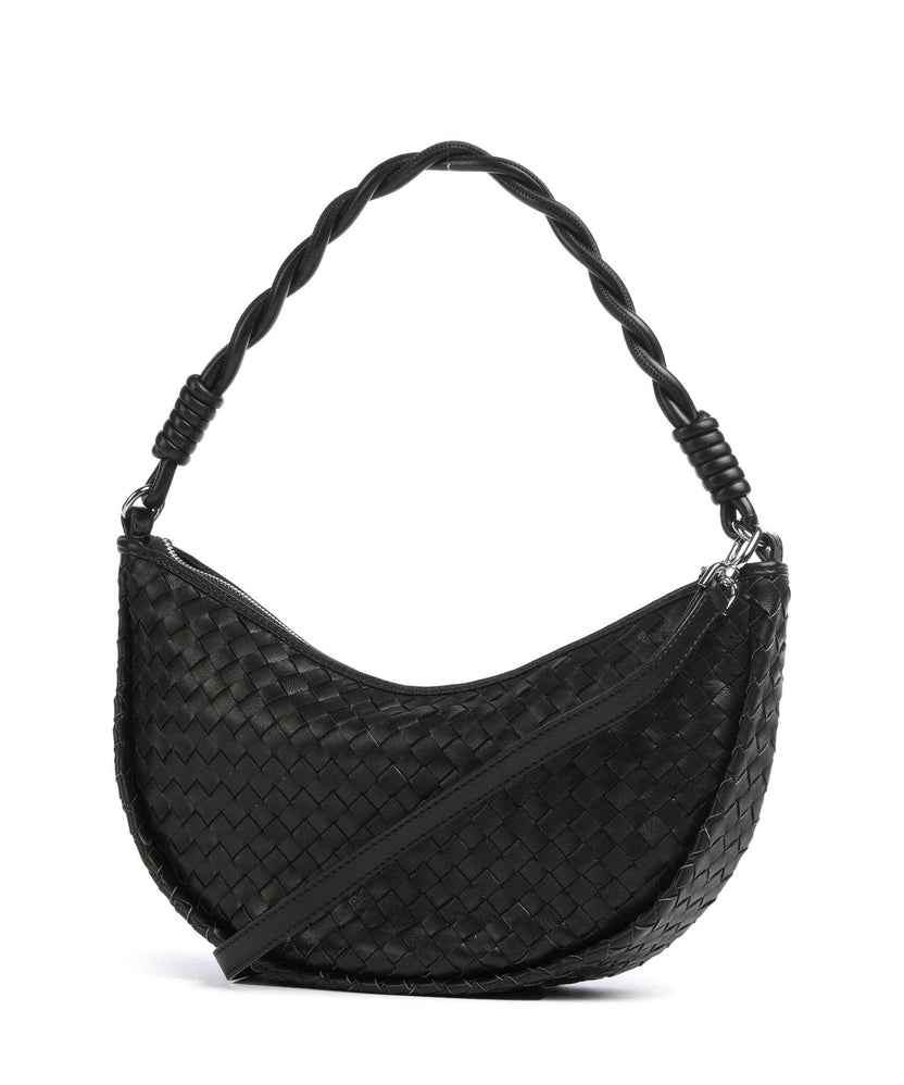 Abro Piuma Moon Shoulder bag black/nickel