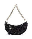 Abro Sequins Moon Bolsa tiracolo black/gold