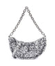 Abro Sequins Moon Bolsa tiracolo silver