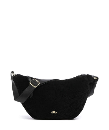 Abro Shearling By My Side Bolsa tiracolo black/gold