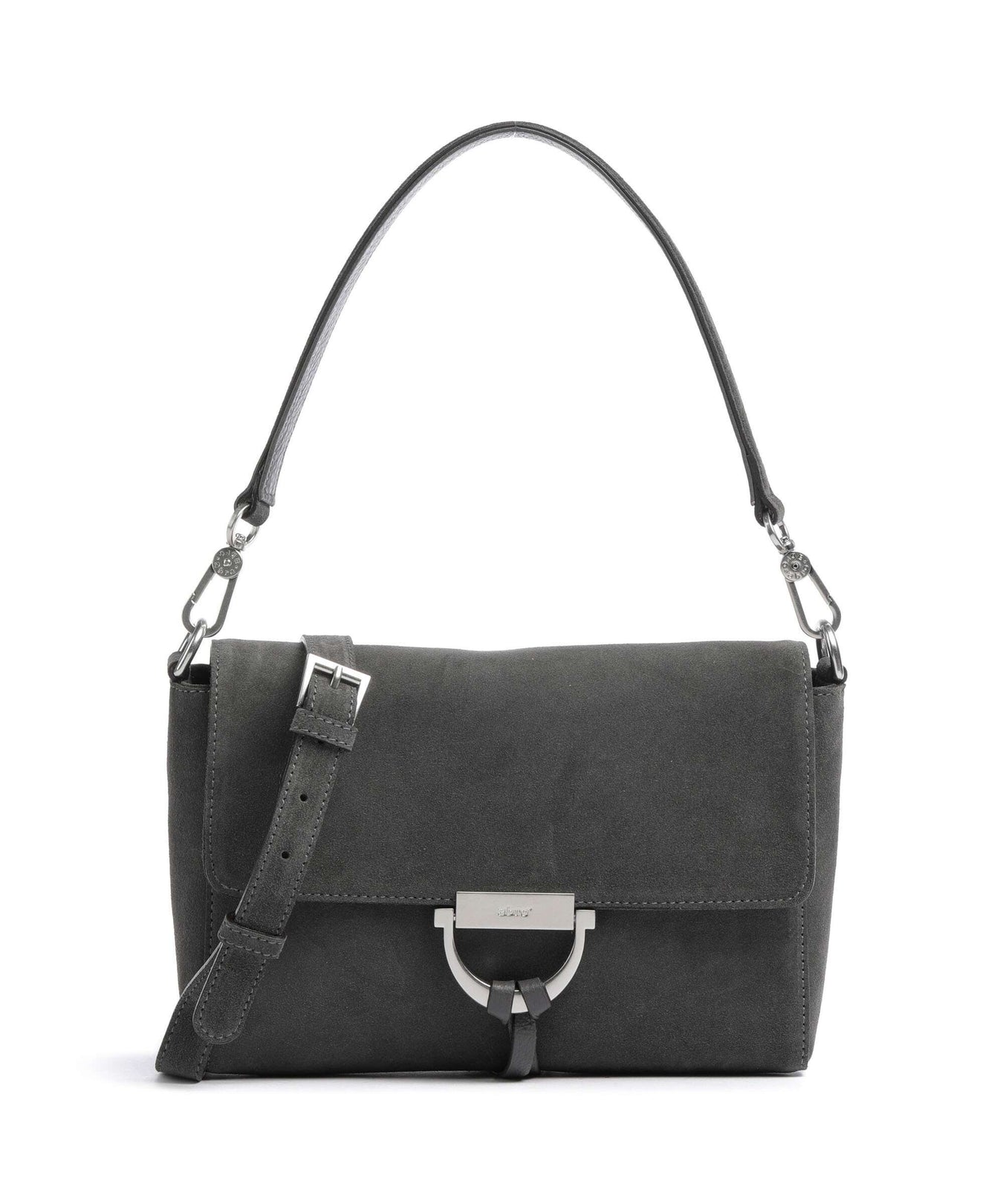 Abro Suede Temi Shoulder bag grey